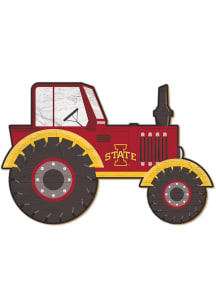 Iowa State Cyclones Tractor Cutout Sign