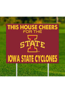 Iowa State Cyclones This House Cheers For Yard Sign