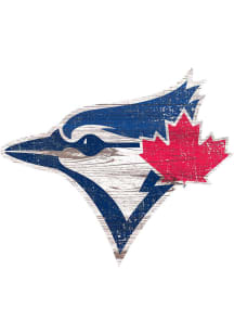 Toronto Blue Jays Distressed Logo Cutout Sign