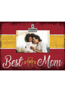 Iowa State Cyclones Best Mom Clip Picture Frame