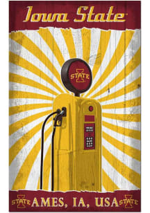 Iowa State Cyclones Retro Pump Location Sign