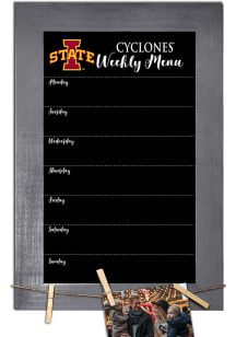 Iowa State Cyclones Weekly Chalkboard Picture Frame