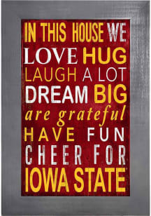Iowa State Cyclones In This House Picture Frame