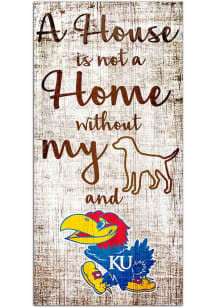 Kansas Jayhawks A House is not a Home Sign