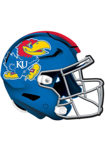 Kansas Jayhawks 12in Authentic Helmet Sign