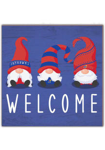 Kansas Jayhawks Welcome Gnomes Sign
