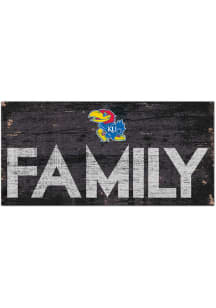 Kansas Jayhawks Family 6x12 Sign