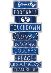 BYU Cougars Celebrations Stack 24 Inch Sign
