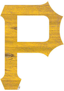 Pittsburgh Pirates Distressed Logo Cutout Sign