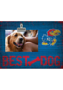 Kansas Jayhawks Best Dog Clip Picture Frame