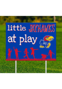 Kansas Jayhawks Little Fans at Play Yard Sign