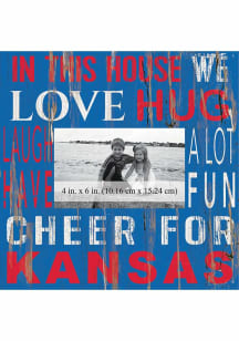 Kansas Jayhawks In This House 10x10 Picture Frame
