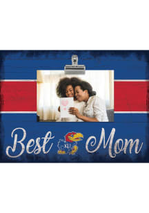 Kansas Jayhawks Best Mom Clip Picture Frame