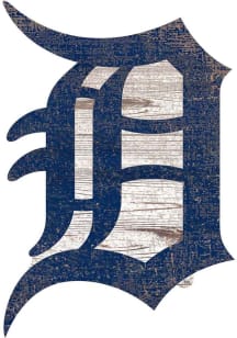 Detroit Tigers Distressed Logo Cutout Sign