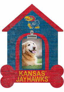 Kansas Jayhawks Dog Bone House Clip Picture Frame