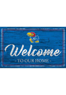 Kansas Jayhawks Team Welcome 11x19 Sign