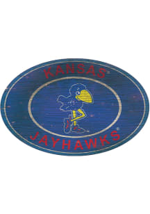 Kansas Jayhawks 46 Inch Heritage Oval Sign