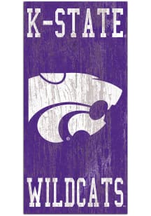 K-State Wildcats Heritage Logo 6x12 Sign