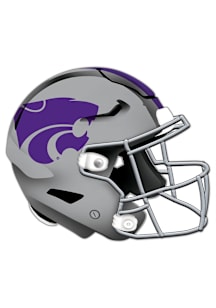 K-State Wildcats 24in Helmet Cutout Sign - Purple
