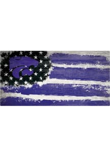 K-State Wildcats Flag 6x12 Sign