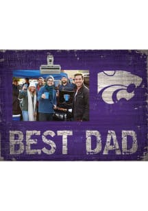 K-State Wildcats Best Dad Clip Picture Frame