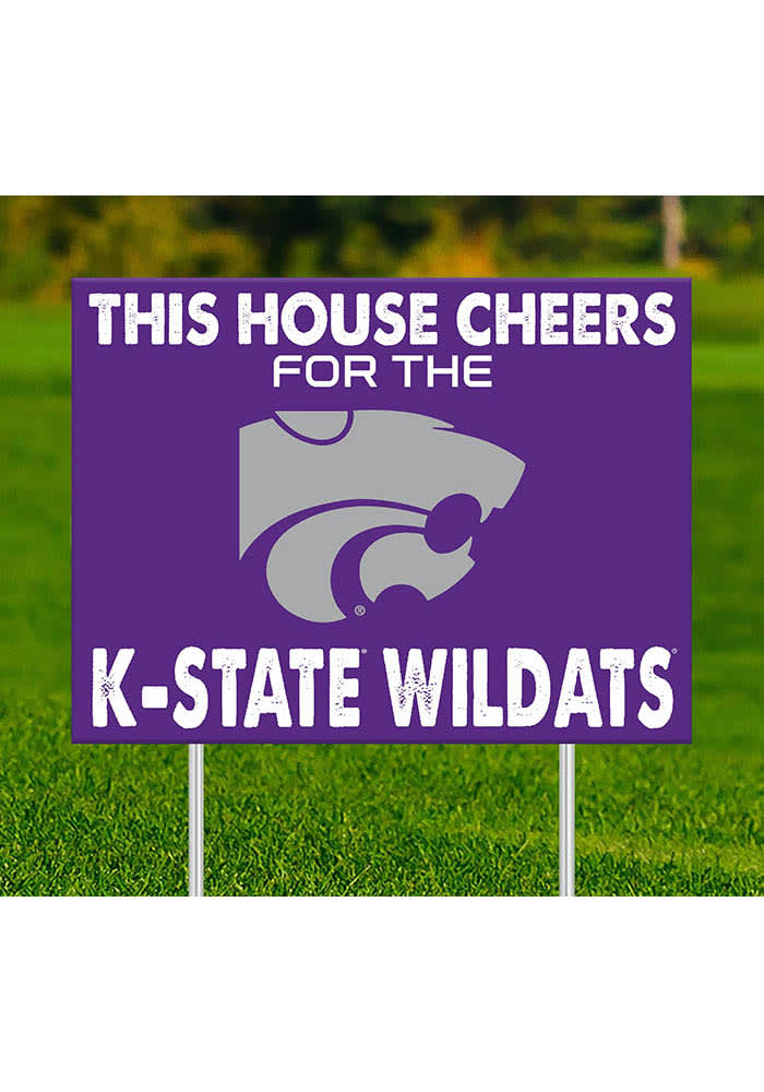 K-State Wildcats This House Cheers For Yard Sign