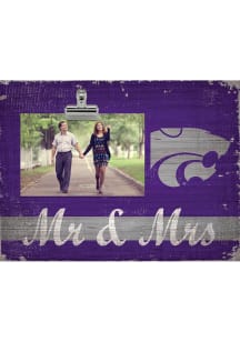 K-State Wildcats Mr and Mrs Clip Picture Frame