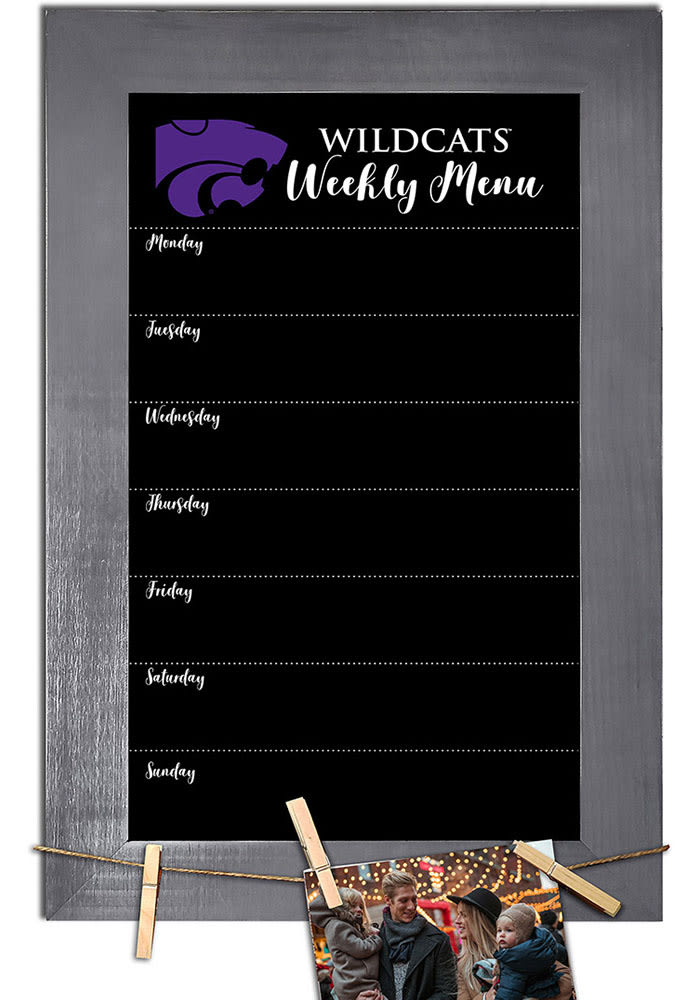 K-State Wildcats Weekly Chalkboard Picture Frame
