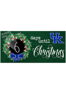 Kentucky Wildcats Chalk Christmas Countdown Sign