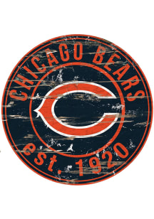 Chicago Bears Established Date Circle 24 Inch Sign