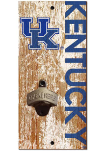 Kentucky Wildcats Distressed Bottle Opener Sign
