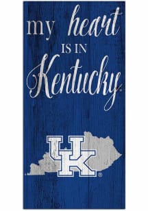 Kentucky Wildcats My Heart State Sign