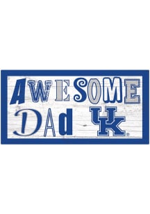 Kentucky Wildcats Awesome Dad Sign