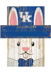 Kentucky Wildcats Easter Bunny  Head 6x5 Sign