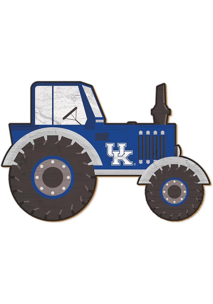 Kentucky Wildcats Tractor Cutout Sign