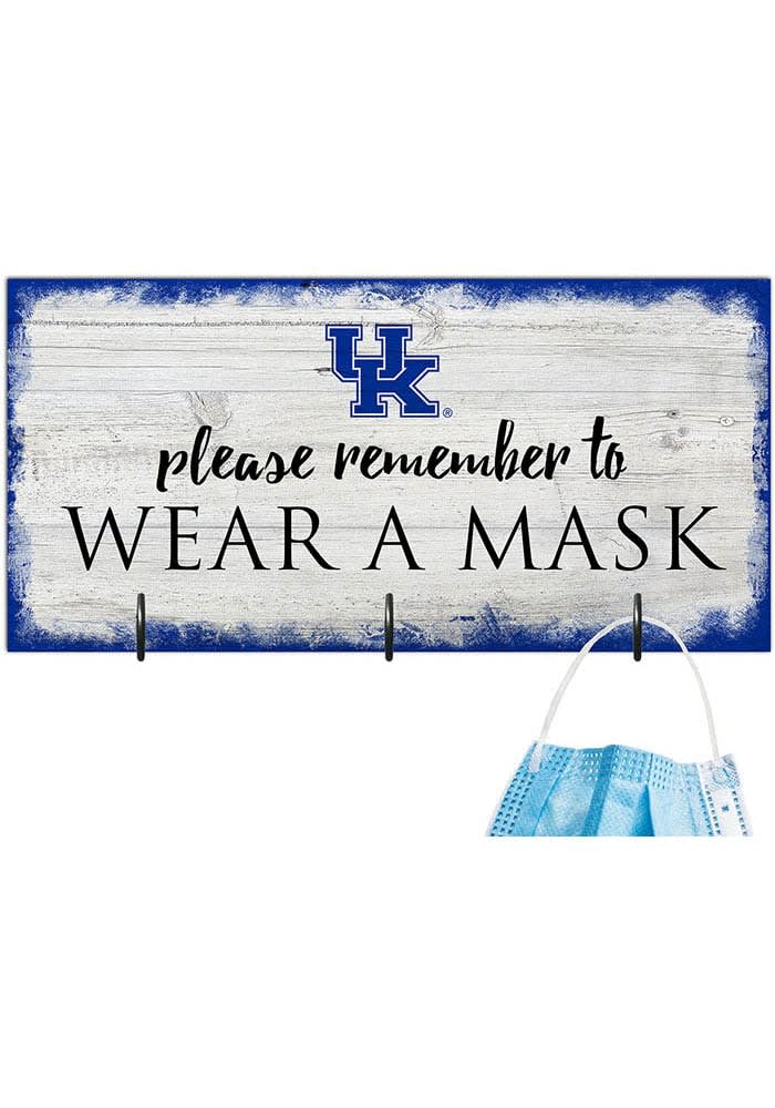 Kentucky Wildcats Please Wear Your Mask Sign