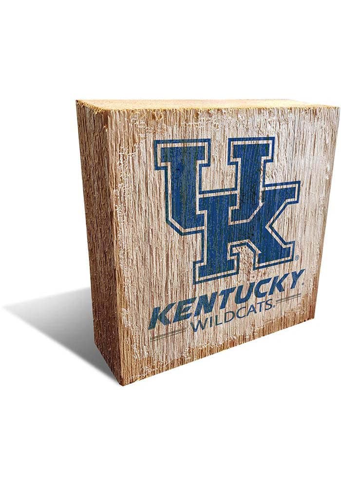 Kentucky Wildcats Logo Block Sign