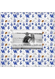 Kentucky Wildcats Floral Pattern Picture Frame