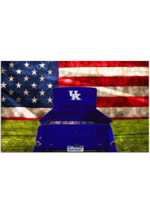 Kentucky Wildcats Patriotic Retro Truck Sign