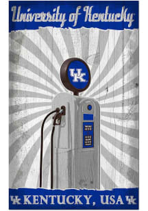 Kentucky Wildcats Retro Pump Location Sign