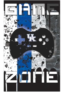 Kentucky Wildcats Grunge Game Zone Sign