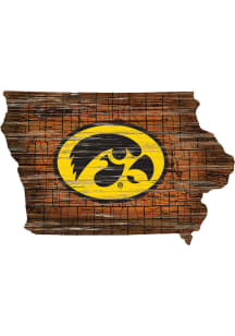Iowa Hawkeyes 12 Mini Roadmap State Sign