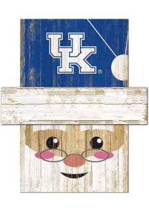 Kentucky Wildcats Santa Head Sign