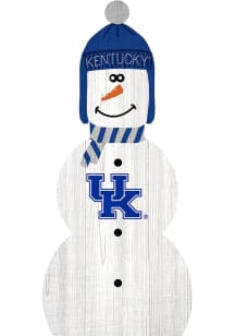 Kentucky Wildcats Snowman Leaner Sign