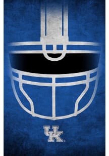 Kentucky Wildcats Ghost Helmet 17x26 Sign