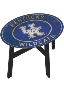 Kentucky Wildcats Logo Heritage Side Blue End Table