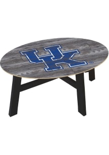 Kentucky Wildcats Distressed Wood Blue Coffee Table