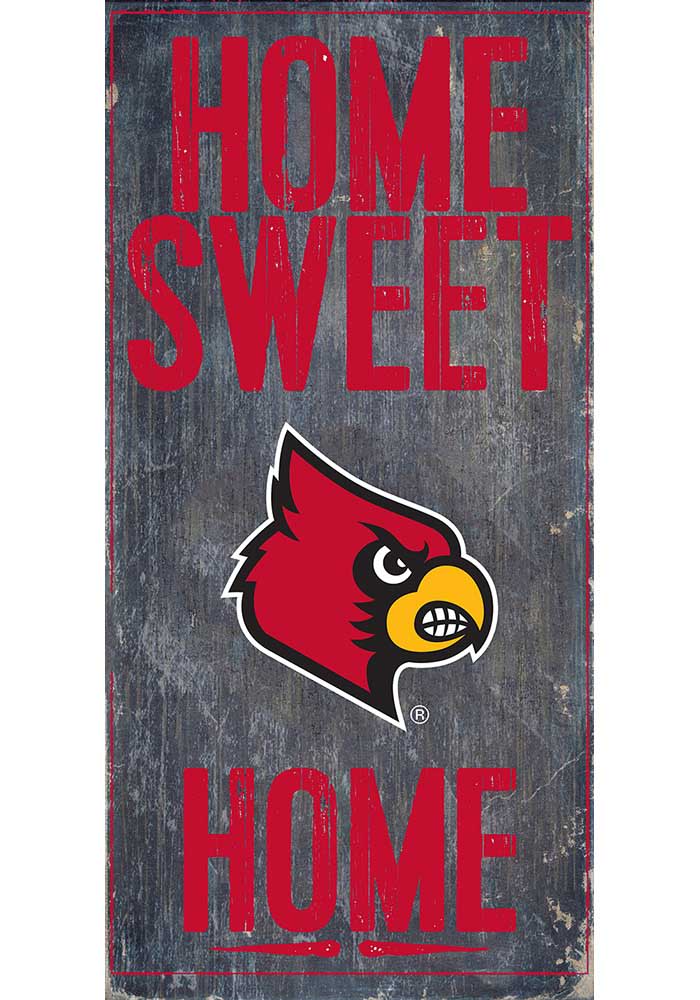 Louisville Cardinals Home Sweet Home Banner Sign