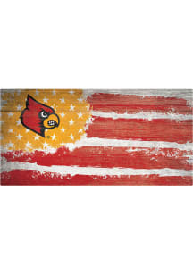 Louisville Cardinals Flag 6x12 Sign