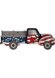 Louisville Cardinals OHT Truck Flag Cutout Sign